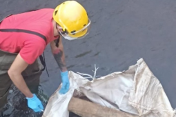 Suspeita de corpo humano em córrego mobiliza bombeiros e policiais em Jataí
