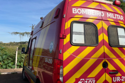 Acidente entre dois carros na BR-060 termina com veículo incendiado e um motorista ferido em Rio Verde