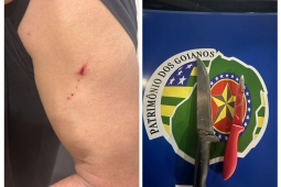 Mulher armada com facas é presa após ameaçar vítima e desacatar PM