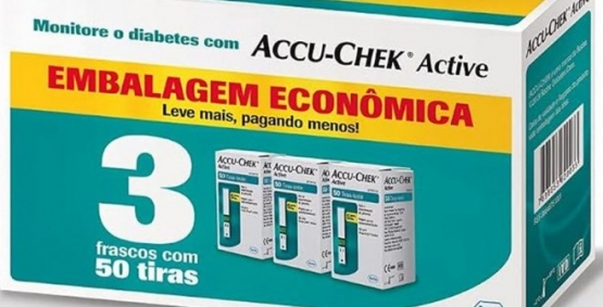 Anvisa proíbe tiras falsificadas da Accu-Chek Active vendidas na Amazon