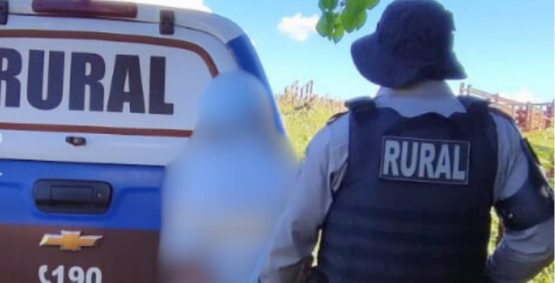 Homem é preso em flagrante por agredir companheira e filhos em fazenda na zona rural de Rio Verde