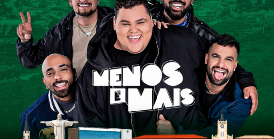 Grupo Menos é Mais faz show gratuito nesta terça-feira na festa de 178 anos de Rio Verde