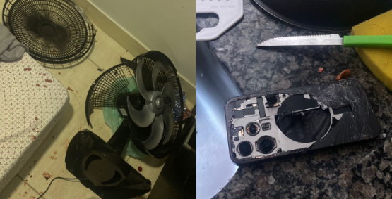 Mulher é presa após agredir namorado com garrafa e causar destruição em casa no Campos Elíseos, em Rio Verde