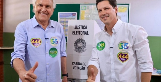 Número 55 de Caiado aparece entre os mais digitados em votos anulados no 2º turno