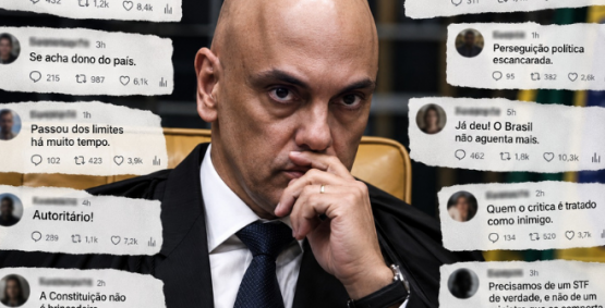Alexandre de Moraes perdeu até o apoio da esquerda? Rejeição supera 70% nas redes