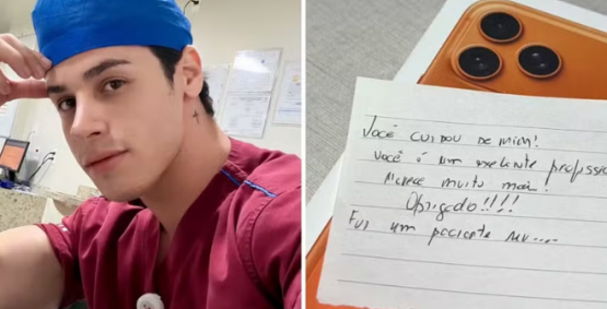 Enfermeiro recebe iPhone de R$ 10 mil de paciente misterioso em hospital de Anápolis