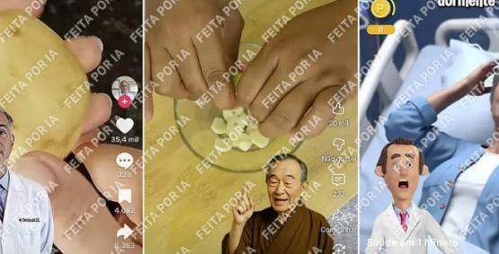 Médicos falsos criados por IA lucram com desinformação nas redes sociais