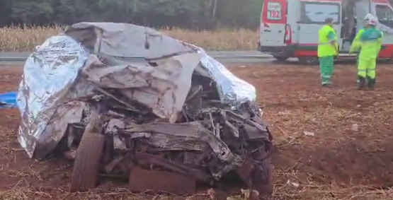 Mulher resgatada em grave acidente na BR-452 não resiste; tragédia mata três moradores de Quirinópolis