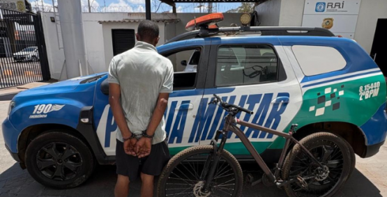 PM recupera bicicleta furtada após abordar suspeito no Residencial Interlagos