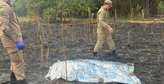 Homem de 65 anos é encontrado morto durante incêndio em área rural de Piracanjuba