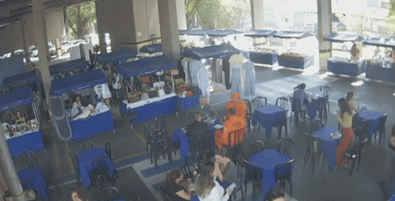 Bombeiros salvam mulher vítima de engasgo durante evento no TJGO