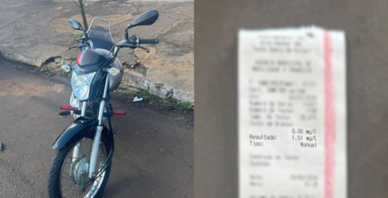 Condutor sem CNH e sob efeito de álcool causa acidente e é detido pela PM