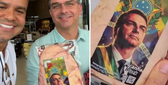 Flávio Bolsonaro visita Frigorífico Goiás para conferir picanha criada em sua homenagem