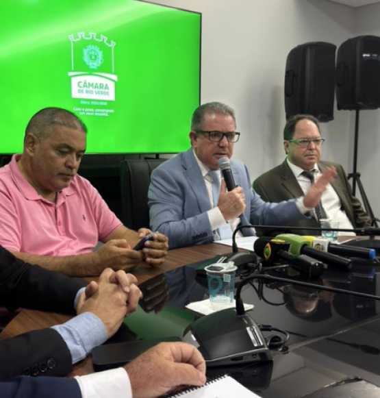Cabo Moraes assume presidência da Câmara de Rio Verde; concurso é suspenso temporariamente