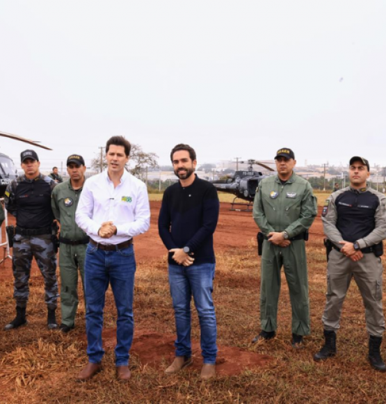 Daniel Vilela anuncia base aérea do Graer em Rio Verde: 
