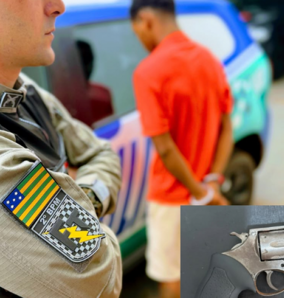 Em Rio Verde, homem é preso após ir a quartel e ameaçar bombeiros militares com arma de fogo