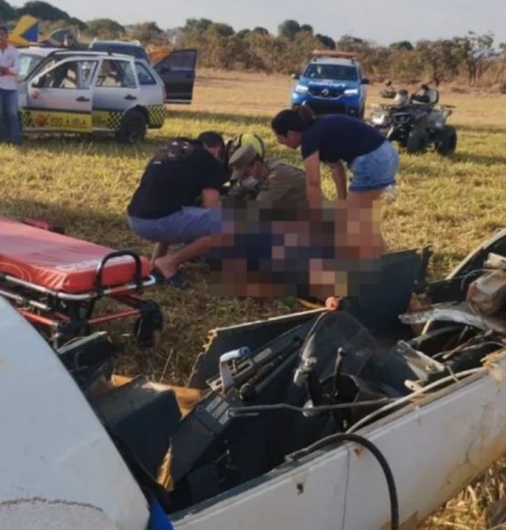 Piloto é resgatado após planador colidir com árvore próximo ao aeroporto de Formosa