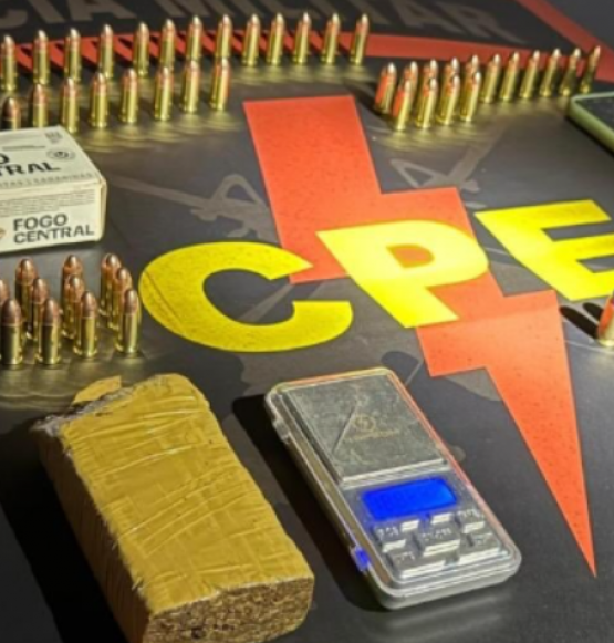 Homem é preso por tráfico de drogas e posse ilegal de munições no Dom Miguel, em Rio Verde