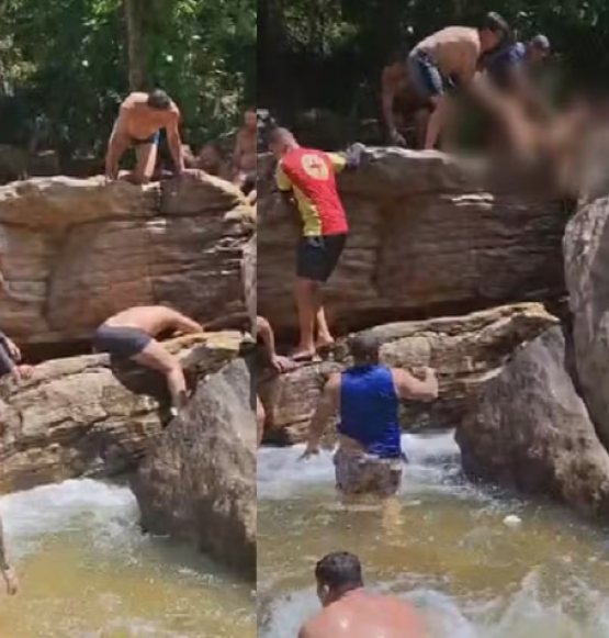 Menina que ficou submersa por 20 minutos em cachoeira de Pirenópolis não resiste e morre em hospital