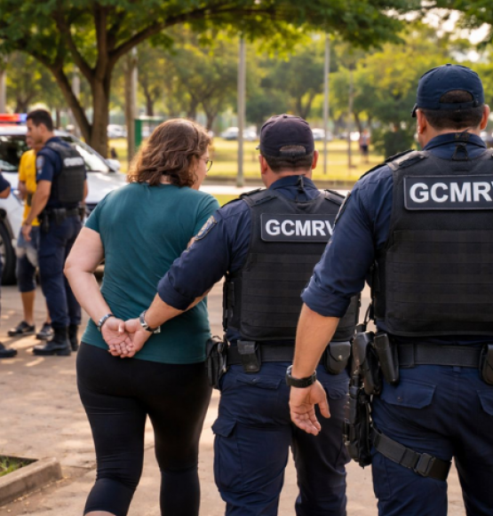 Mulher é presa por ofensa homofóbica contra vítima na presença de agentes da GCM em parque de Rio Verde