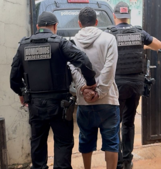 Homem é preso em Rio Verde por matar estrangeiro a tiros; crime foi registrado por câmeras de segurança