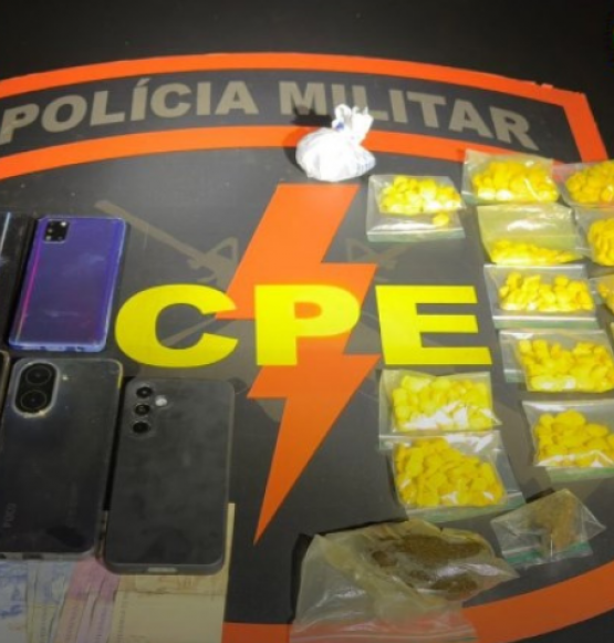 Casal do tráfico é flagrado com mais de 370 comprimidos de ecstasy pela CPE