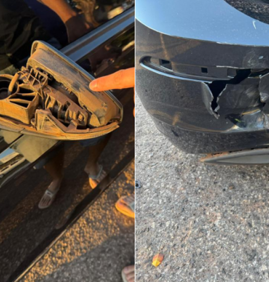 Após acidente, motociclista volta com faca e ameaça motorista em Rio Verde; veja vídeo