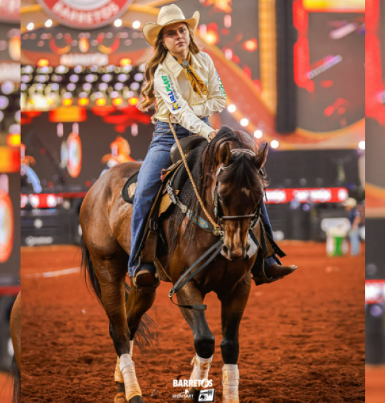 Rio-verdense Tarcila Ferguson termina Rodeio Internacional de Barretos em 3º lugar