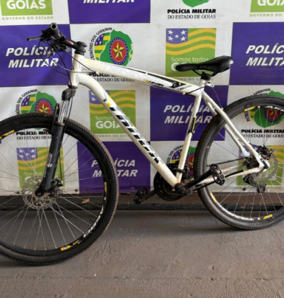 PM recupera bicicleta furtada no Setor Popular e prende suspeito por receptação