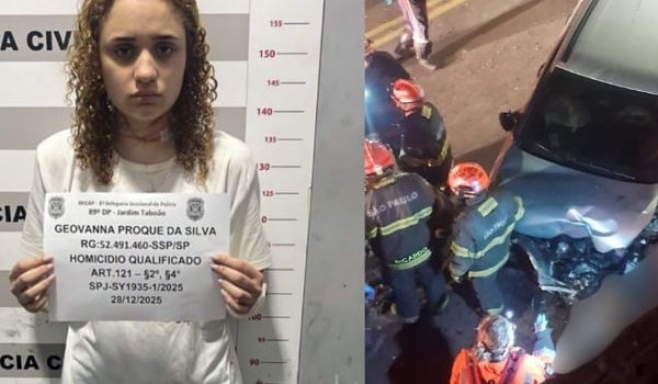 Com ciúmes, mulher atropela e mata namorado e garota na garupa