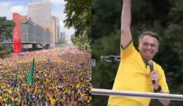 Em protesto na Paulista, Bolsonaro pede anistia a presos do 8/1; números de participantes divergem