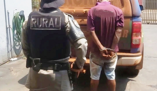 Batalhão Rural prende homem por furtar materiais de construção em Rio Verde