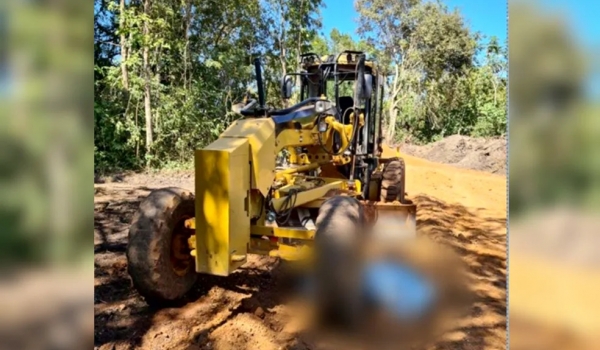 Homem morre atropelado por niveladora de solo em Mineiros