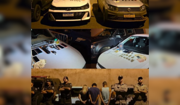 Polícia Militar prende suspeitos de roubo a fazenda em Cachoeira Alta