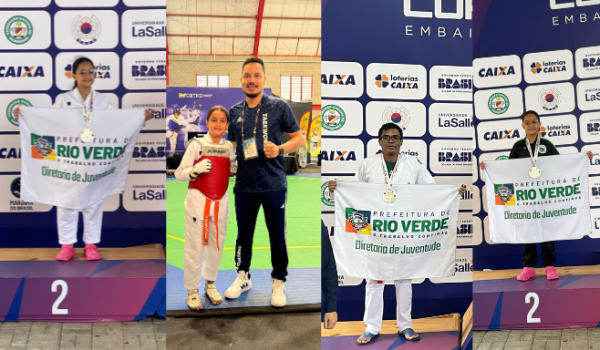 Atletas de Rio Verde brilham na Copa do Brasil de Taekwondo no RS