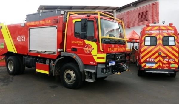 Batalhão Militar dos Bombeiros de Rio Verde recebe novas viaturas e equipamentos