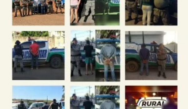 Batalhão Rural recaptura 10 foragidos em 24 horas em Goiás