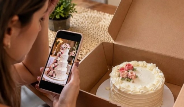 Bolo de R$ 900 para festa de 80 convidados chega com tamanho e decoração diferentes