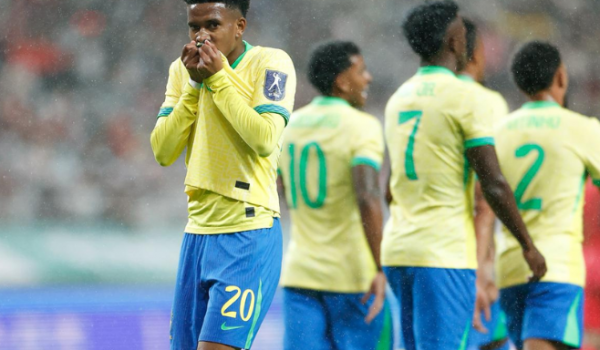 Brasil dá show e goleia a Coreia do Sul por 5 a 0 em amistoso preparatório para a Copa de 2026