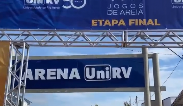 Finais dos Jogos de Areia da UniRV acontece neste sábado (25) em nova arena do campus em Rio Verde