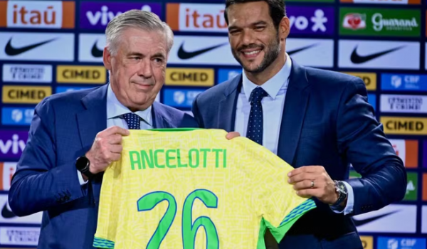 Carlo Ancelotti inicia era na Seleção Brasileira com primeira convocação; Neymar fica de fora