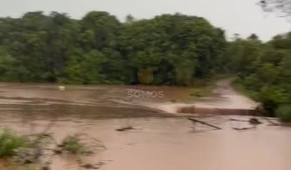 Chuva forte faz romper barragem na Região da Lage, em Rio Verde