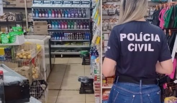 Comerciante é preso pela Polícia Civil por estuprar criança em mercado, em Santa Helena