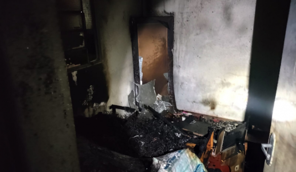 Corpo de Bombeiros controla incêndio em residência no bairro Jardim América