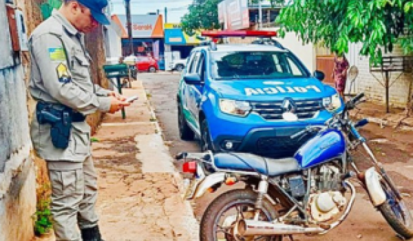 Polícia Militar recupera moto furtada em Rio Verde