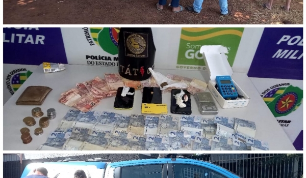 Dupla é presa por tráfico de drogas em Rio Verde