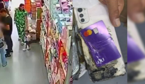 Celular explode em bolso de mulher que fazia compras, em Anápolis