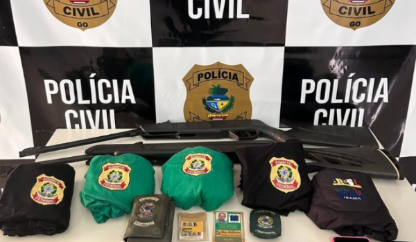 Falso agente federal é preso em Quirinópolis por abusar de cinco crianças e portar armas ilegalmente