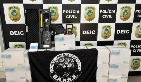 Polícia Civil recupera R$ 60 mil em objetos furtados e prende dupla em Aparecida de Goiânia