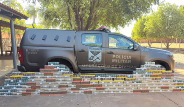 Carga de cigarros ilegais com rótulo falsificado é apreendida durante operação do COD